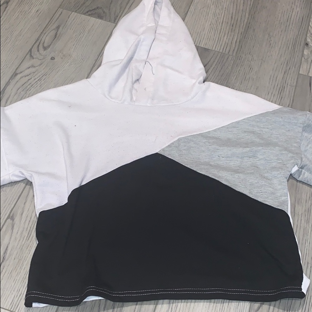 Womens cropped hoodie